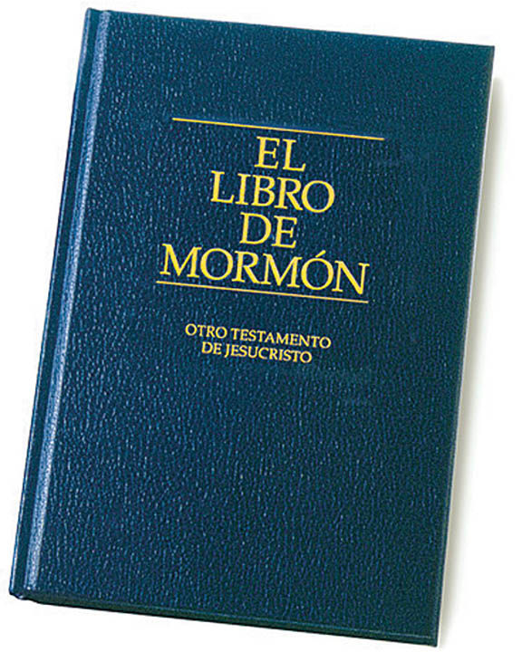 A photo of The Book of Mormon in Spanish ("El Libro De Mormon").
