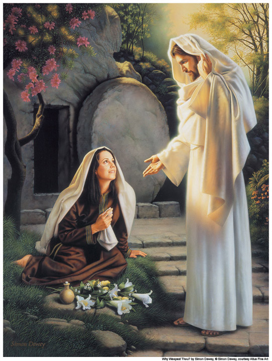 Mary and the Resurrected Jesus Christ Mormon