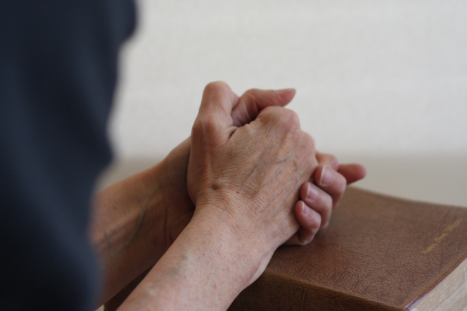 Woman praying