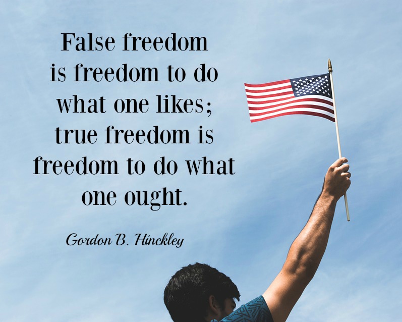 True freedom is freedom to do what one ought.