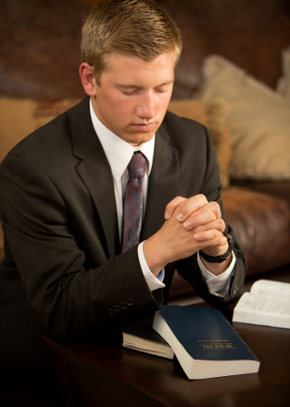 Prayer and scripture study help us prepare to serve God.